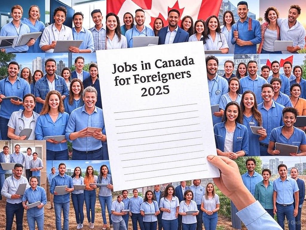 Jobs in Canada for Foreigners 2025
